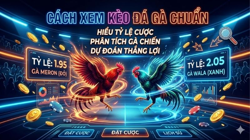 Cách xem kèo đá gà chuẩn: Bí quyết đọc vị nhà cái cực dễ 2 cach-xem-keo-da-ga-chuan