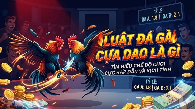 Luật đá gà cựa dao là gì? Quy định mới nhất cho người chơi 2 luat-da-ga-cua-dao-la-gi