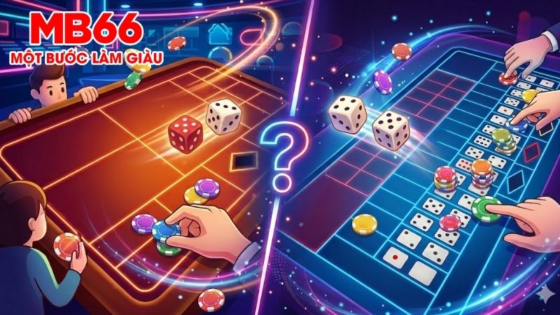 Tài xỉu sicbo có giống nhau không khi chơi tại sàn? 2 Bản chất của hai bộ môn xúc xắc kinh điển